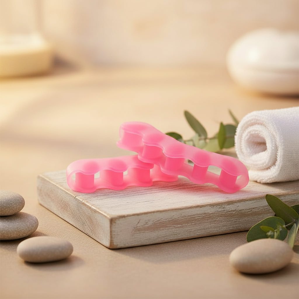 Soft Silicone Toe Separators, Washable and Reusable, in Seven Colors, view 9
