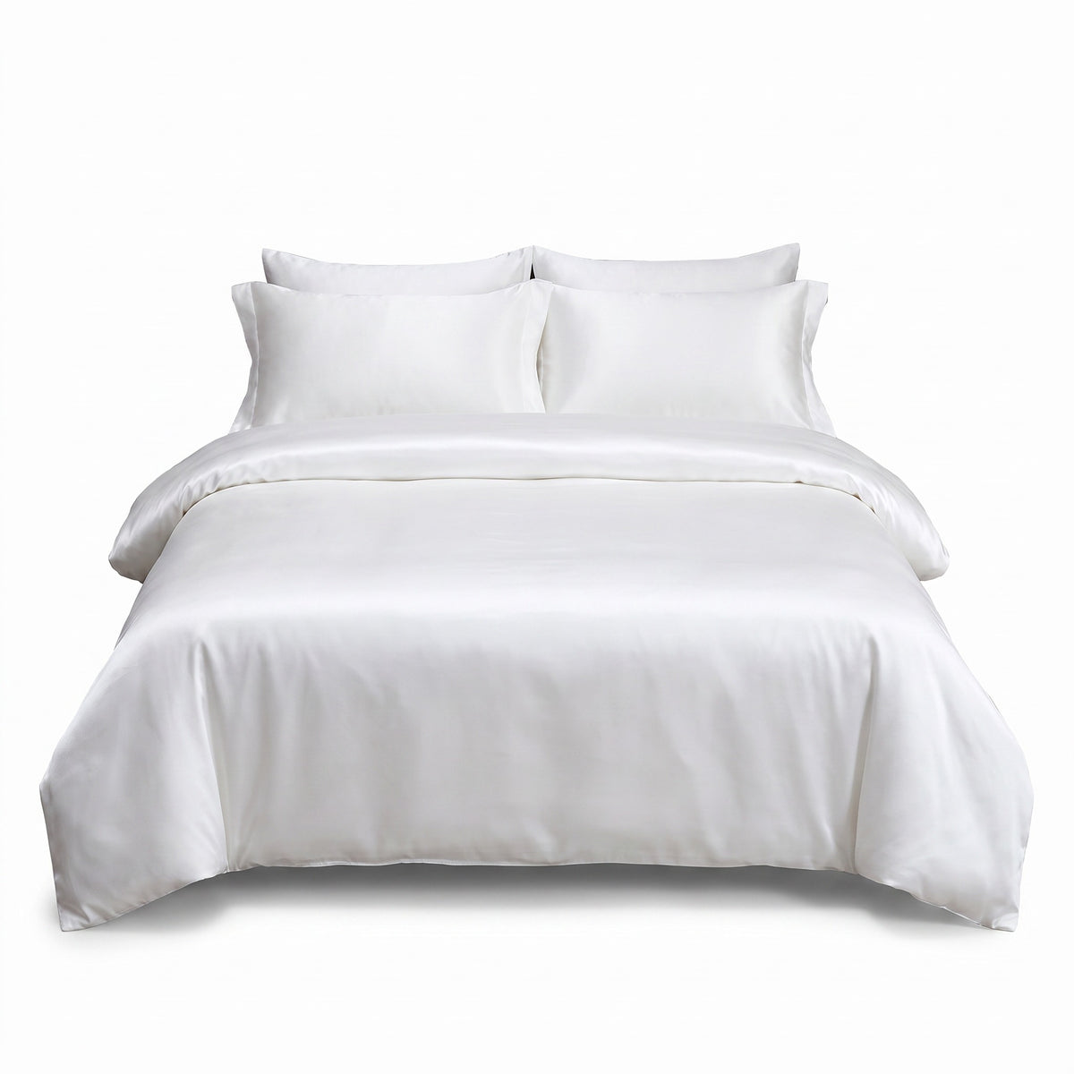 Rayon Duvet Cover Set | Silky Breathable bedsheet, 59-87in