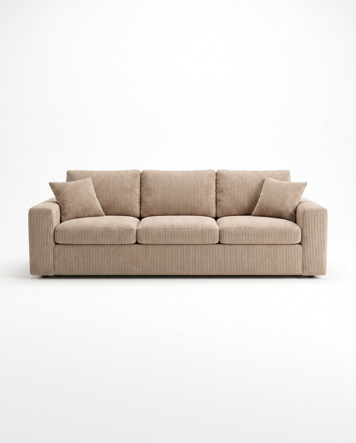 SoftWave Ribbed Chenille Nonslip Sofa Cover | Spill Resistant, 1-126in