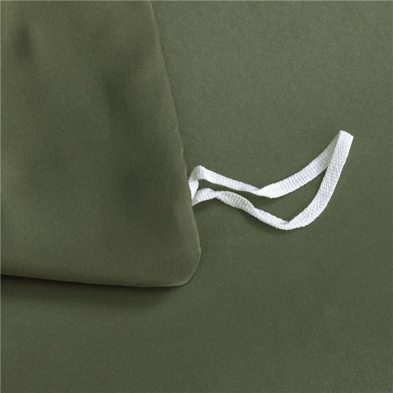 Solid Color Bedding Set in 3 or 4 Pieces, Breathable and Machine Washable, view 5