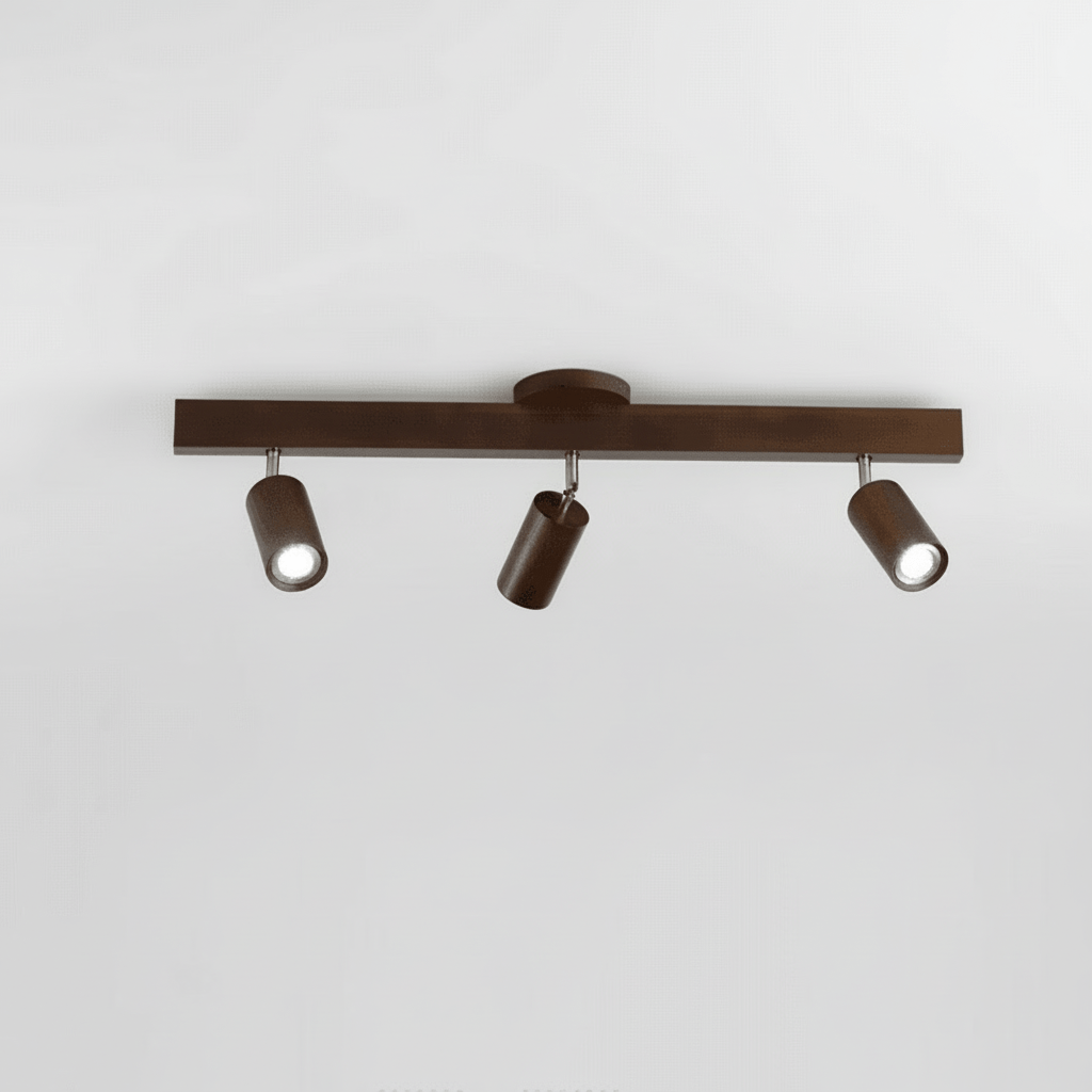 Solid Wood Ceiling Light with Adjustable Spotlight Heads for Focused Lighting, view 22