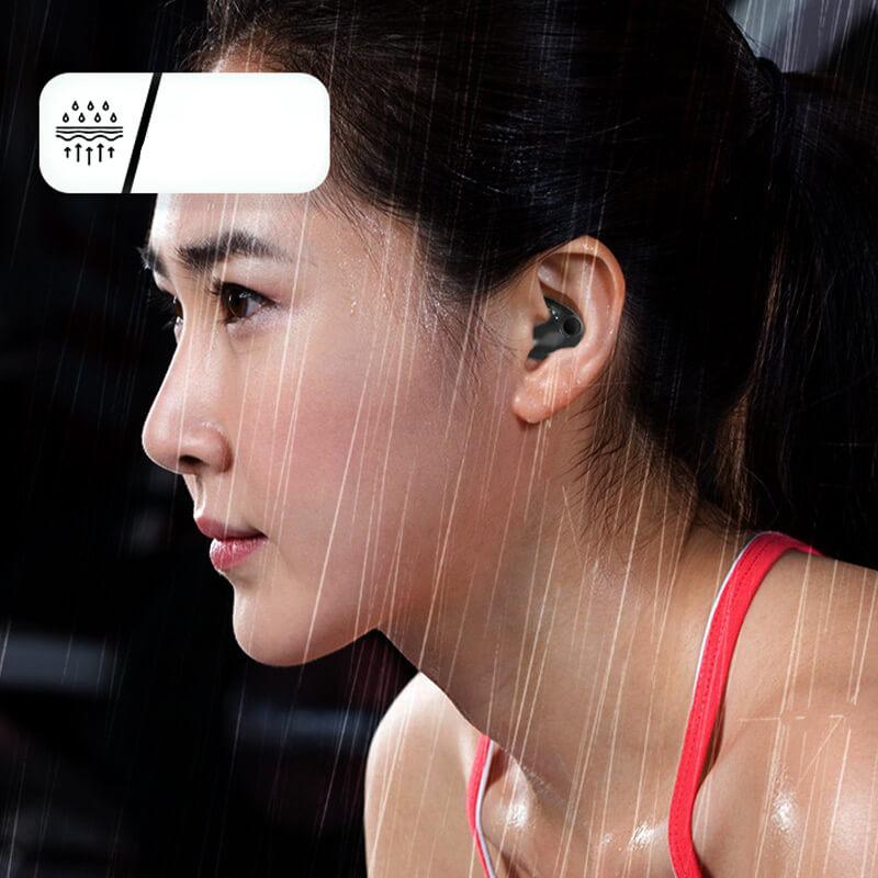 Wireless Sleep Earbuds for Side Sleepers - Mini Bluetooth 5.3 Flat Headphones, 24-Hour Playtime, Lightweight 2.3g, Black (3)