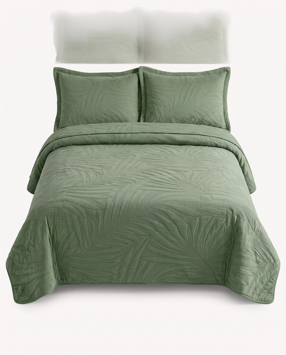 Spring Leaves Pattern Quilt Set | Scratch Resistant