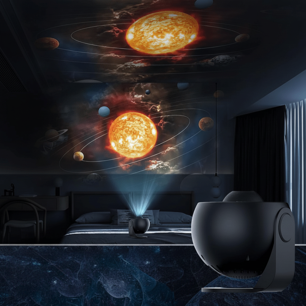 Star Projector Night Light with 13 HD Discs, Timer and Focus Adjustment, view 2
