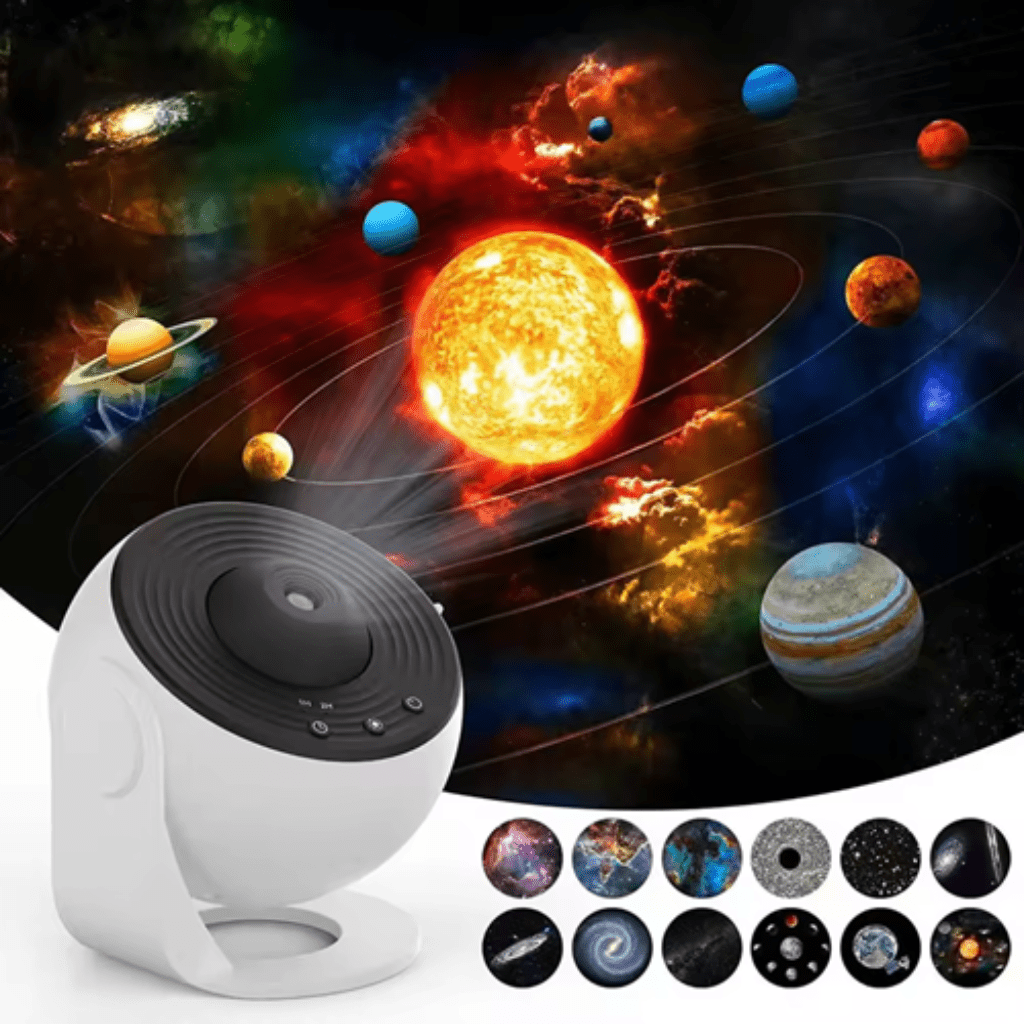 Star projector with a selection of HD projection discs