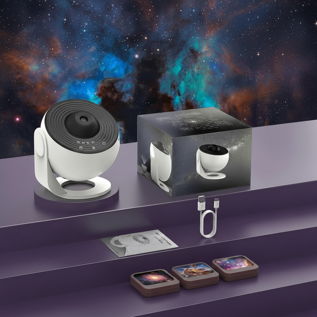 Star Projector Night Light with 13 HD Discs, Timer and Focus Adjustment, view 6