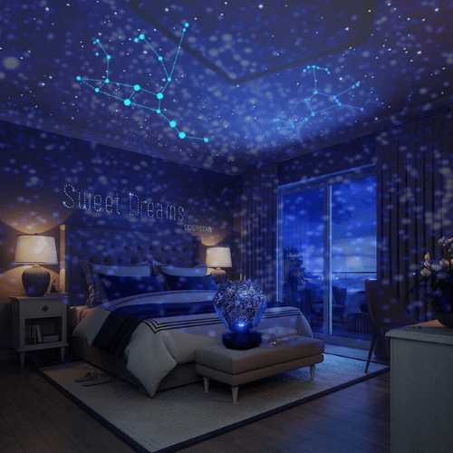 Star Projector Night Light with Multiple Light Modes and Adjustable Brightness, view 1