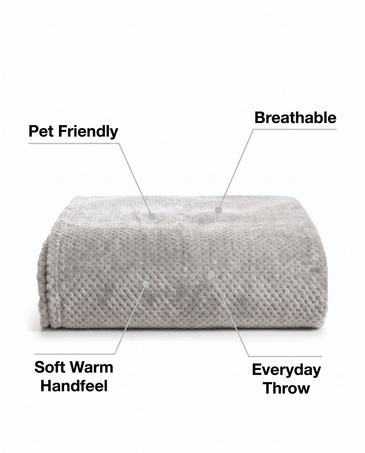 Super Soft Flannel Fleece Blanket | Pet Friendly