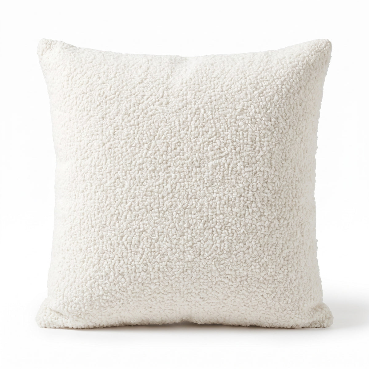 Teddy Fleece Cushion Cover | Curly Loop Pile, 12-20in