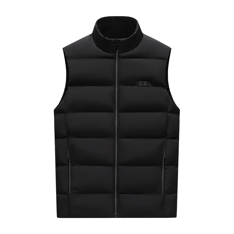 Heated Vest - 15 Heating Zones, Dual Zone Control USB Electric Body Warmer for Men and Women, Black (7)