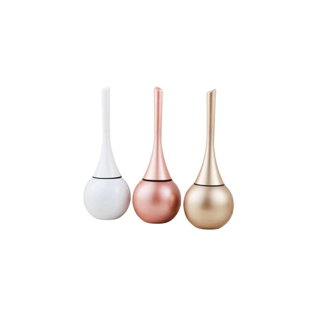 Toilet Brush with Flexible Head and Ventilated Drip-Free Holder, view 2