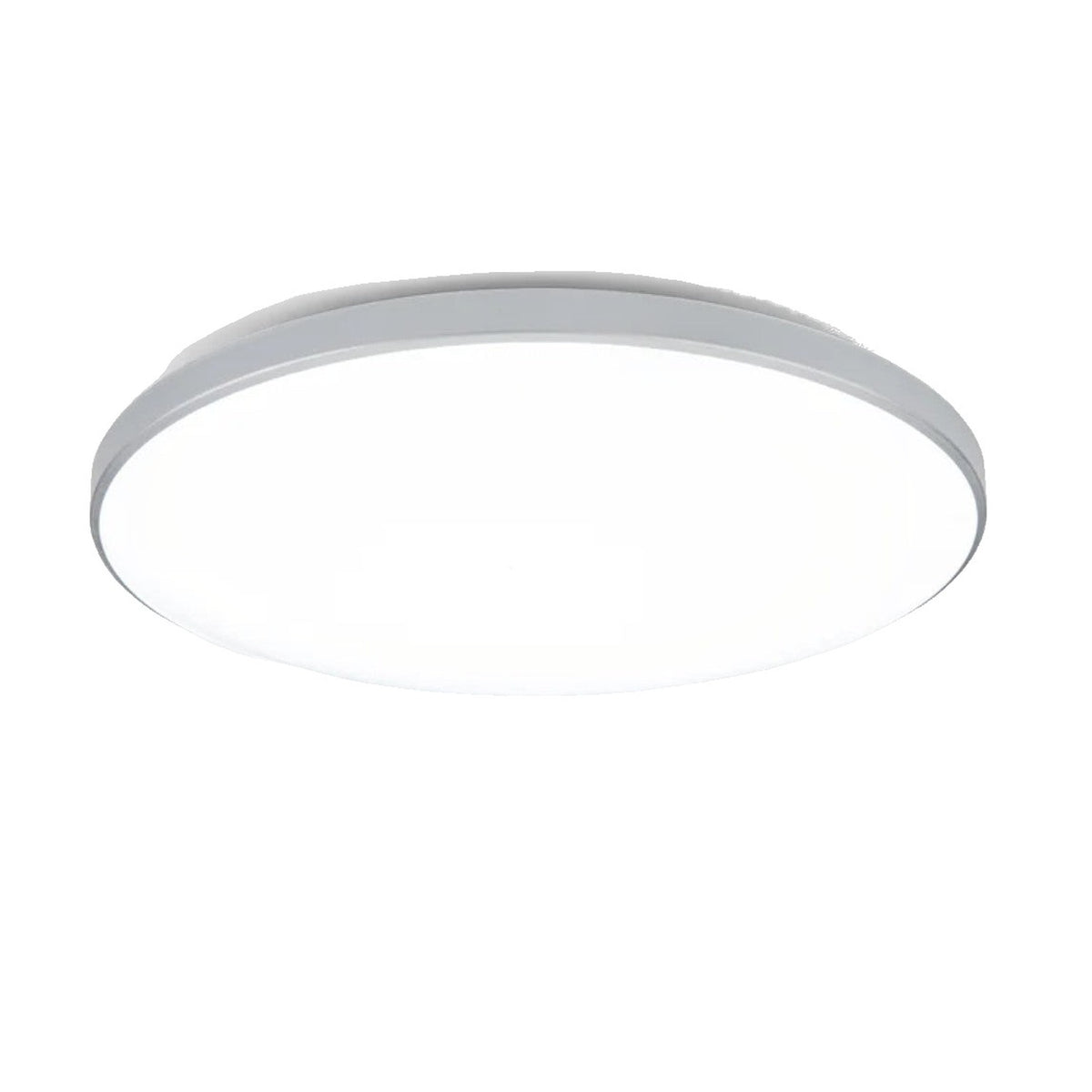 Ultra-Slim Round LED Flush Mount Ceiling Light - White