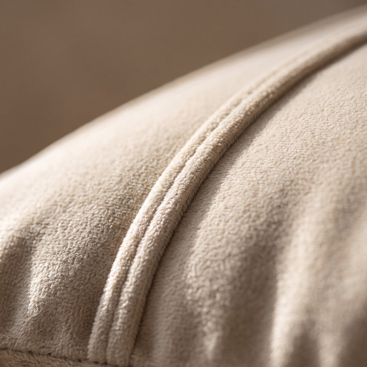 Wave Line Velvet Cushion Cover | Minimalist, 18in