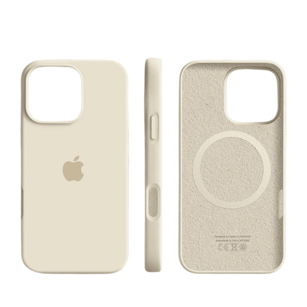 Silicone MagSafe Phone Case for iPhone - Soft-Touch Shockproof Protective Cover with Microfiber Lining, Slim Matte Shell