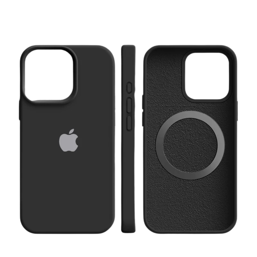 Silicone MagSafe Phone Case for iPhone - Soft-Touch Shockproof Protective Cover with Microfiber Lining, Slim Matte Shell (2)