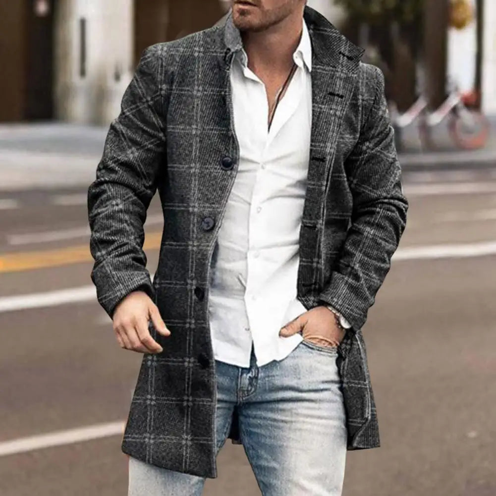 Versatile Men's Jacket in Four Muted Tones for Year Round Wear, view 4