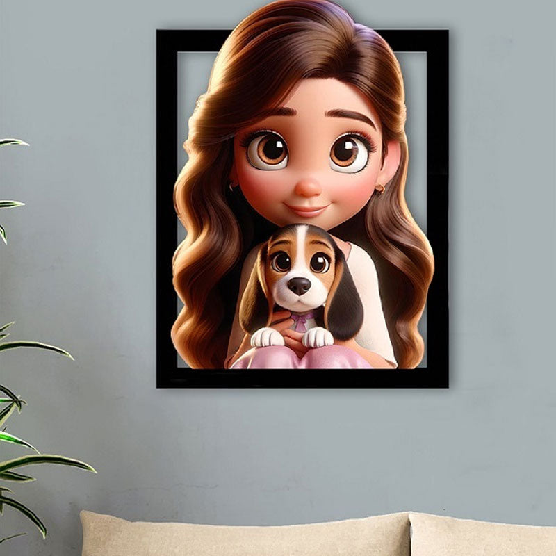 3D Cartoon Portrait Frame by VividCraft: Personalized Photo Art (3)