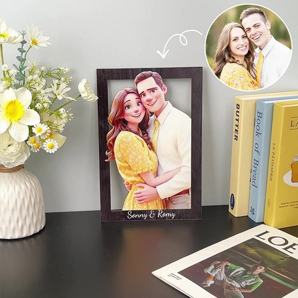 3D Cartoon Portrait Frame by VividCraft: Personalized Photo Art (5)