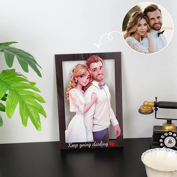 3D Cartoon Portrait Frame by VividCraft: Personalized Photo Art (6)