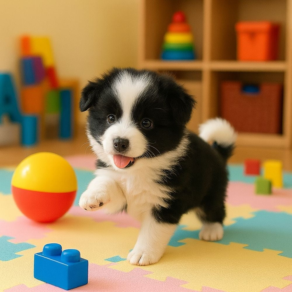 Walking Plush Puppy Toy That Barks and Responds to Clapping, view 3
