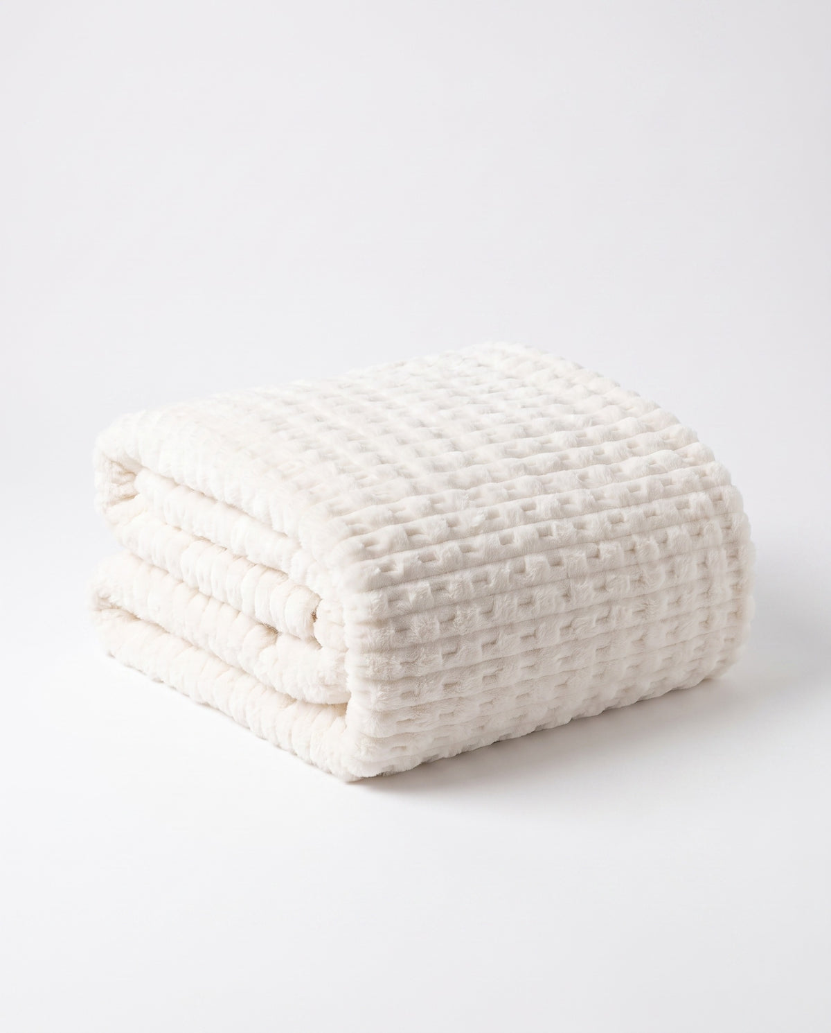 Warm Faux Fur Pillow Cover Set - Striped | Soft Warm Handfeel, 18-23in
