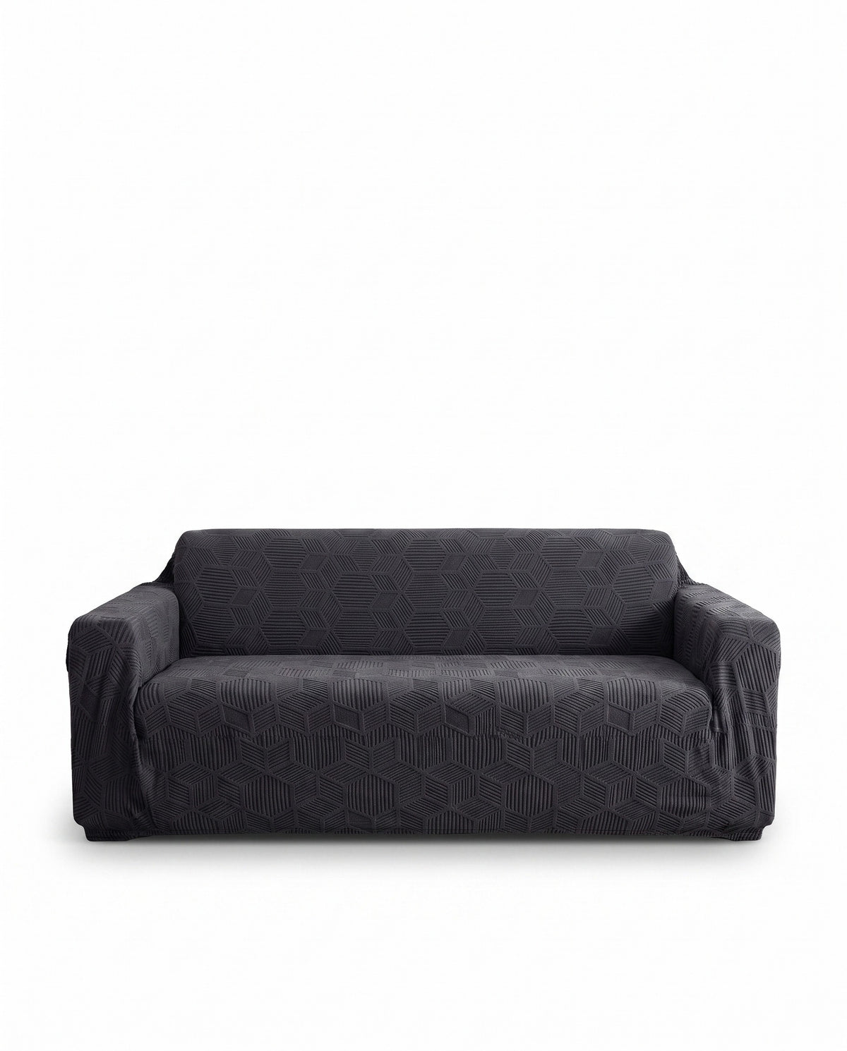 Spill-Resistant Honeycomb Jacquard Stretch Sofa Cover - Full-Cov | Scratch Resistant