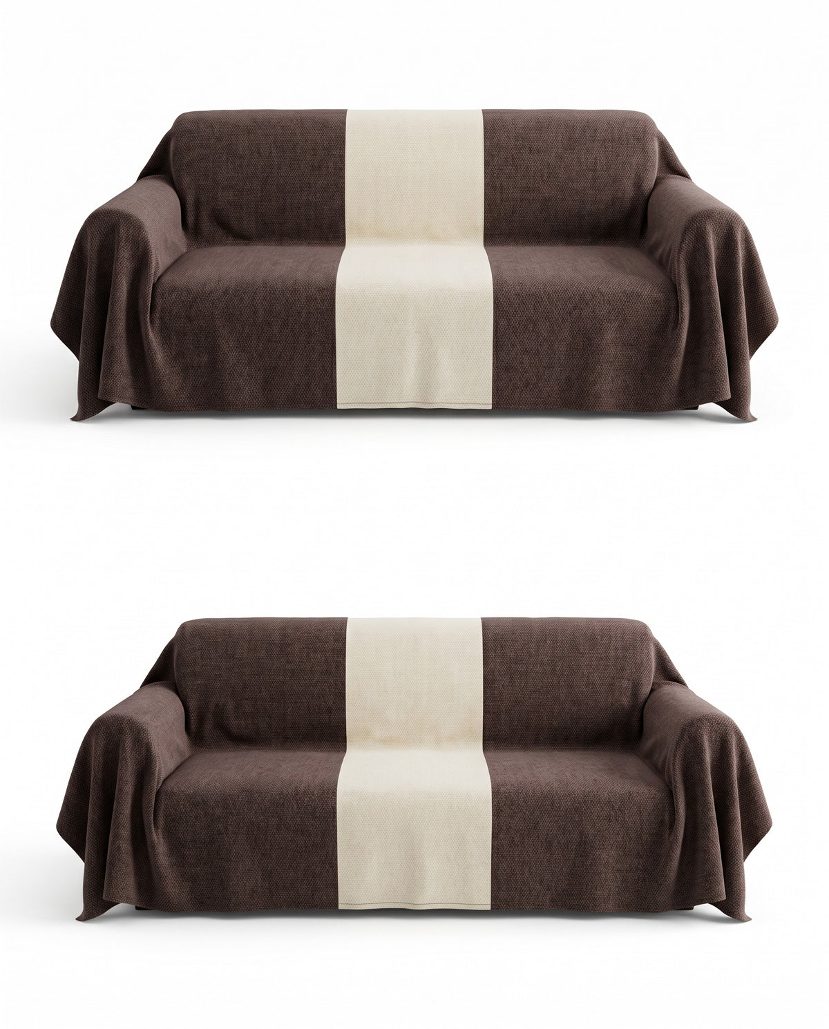 Spill-Resistant Chenille Pet-Friendly Non-slip Sofa Cover | Scratch Resistant, 1-126in