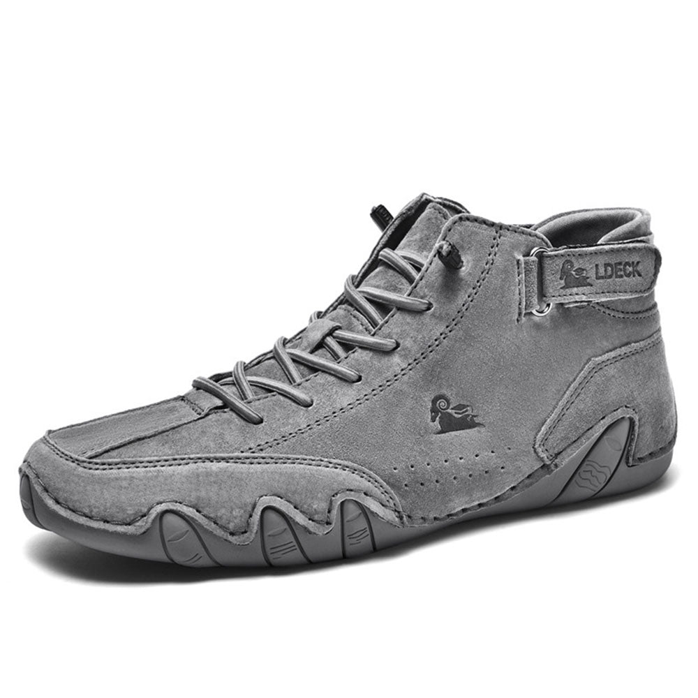 Waterproof Leather Shoes with Supportive Footbed and Non Slip Outsole, view 4