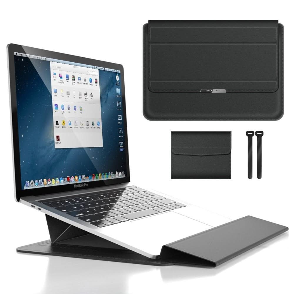 Waterproof Shockproof Laptop Sleeve with Palm Rest That Doubles as a Stand, view 9