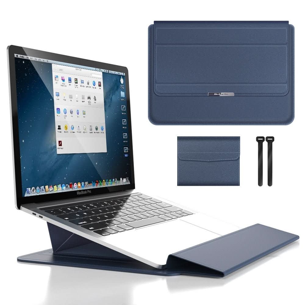 Waterproof Shockproof Laptop Sleeve with Palm Rest That Doubles as a Stand, view 10
