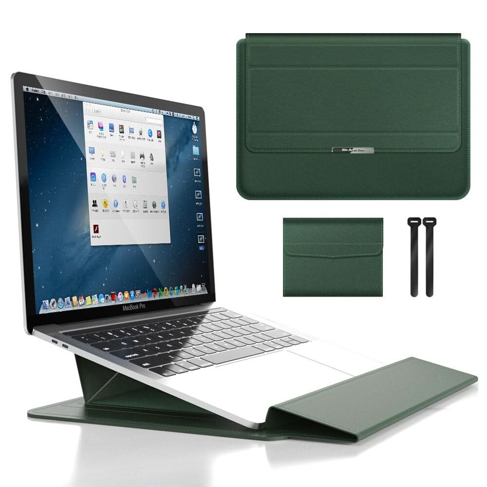 Waterproof Shockproof Laptop Sleeve with Palm Rest That Doubles as a Stand, view 11