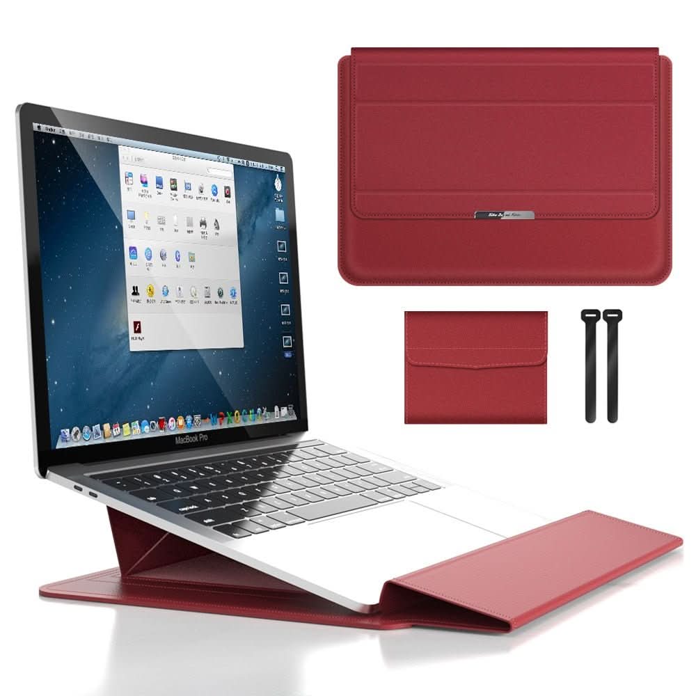 Waterproof Shockproof Laptop Sleeve with Palm Rest That Doubles as a Stand, view 12