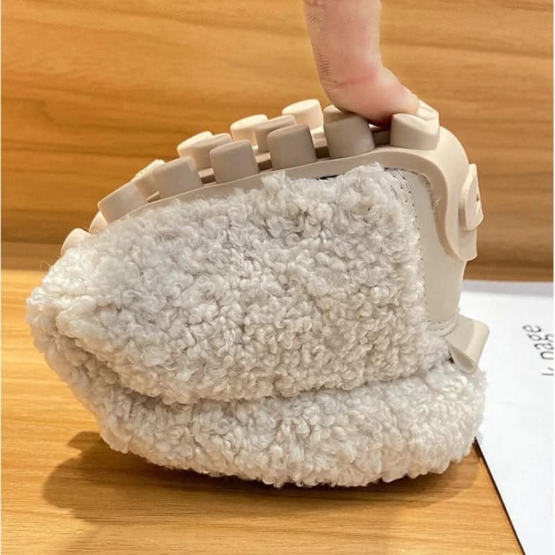 Winter House Slippers with Fluffy Lining and Non-Slip Sole, view 3