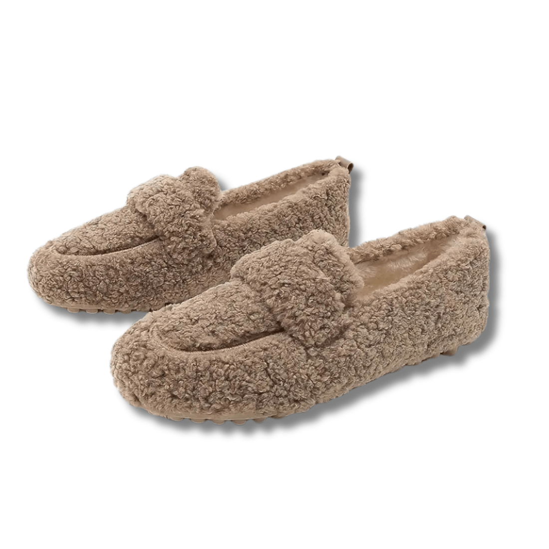 Winter House Slippers with Fluffy Lining and Non-Slip Sole, view 5