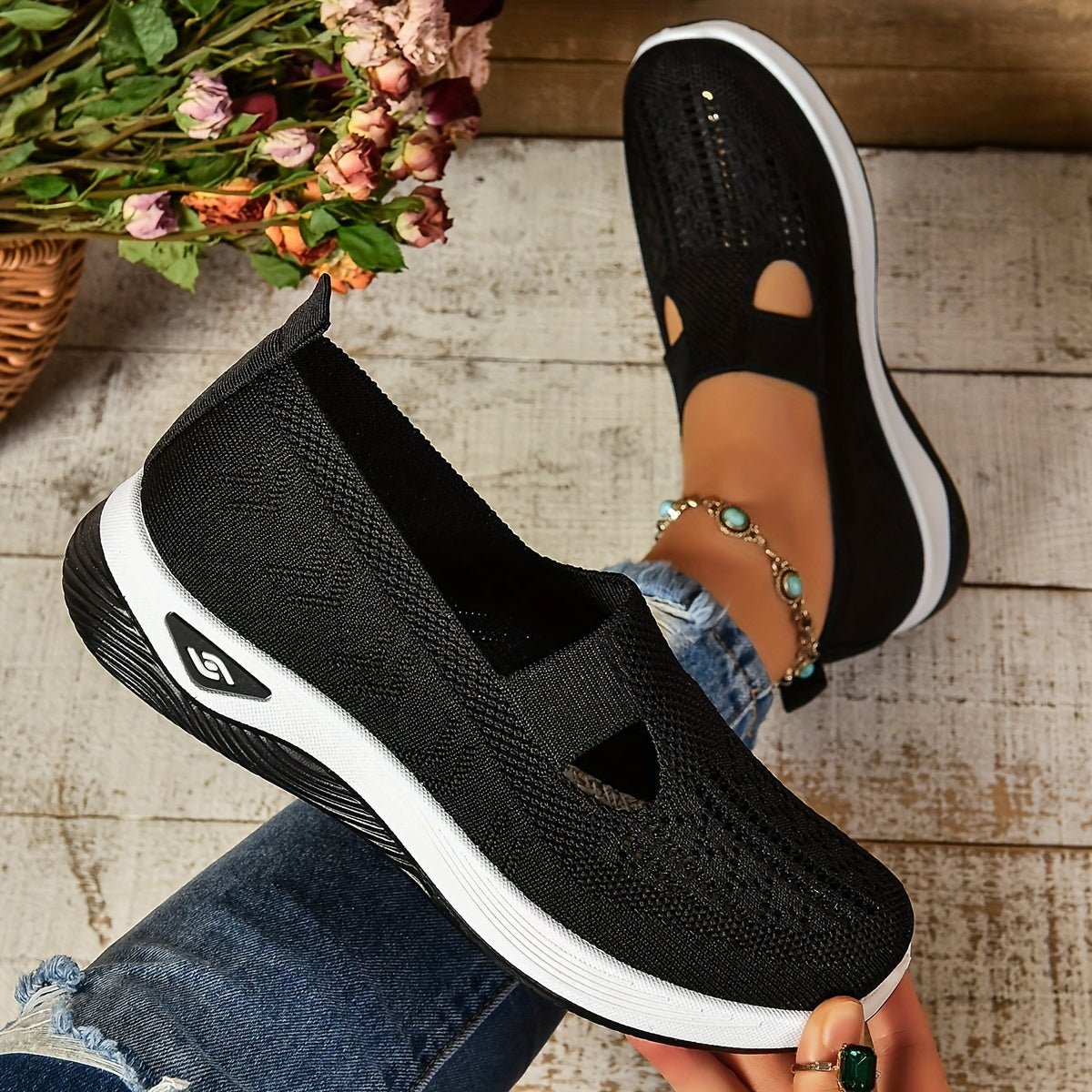 Women's Orthopedic Slip On Shoes with Gel Cushioned Sole, view 2