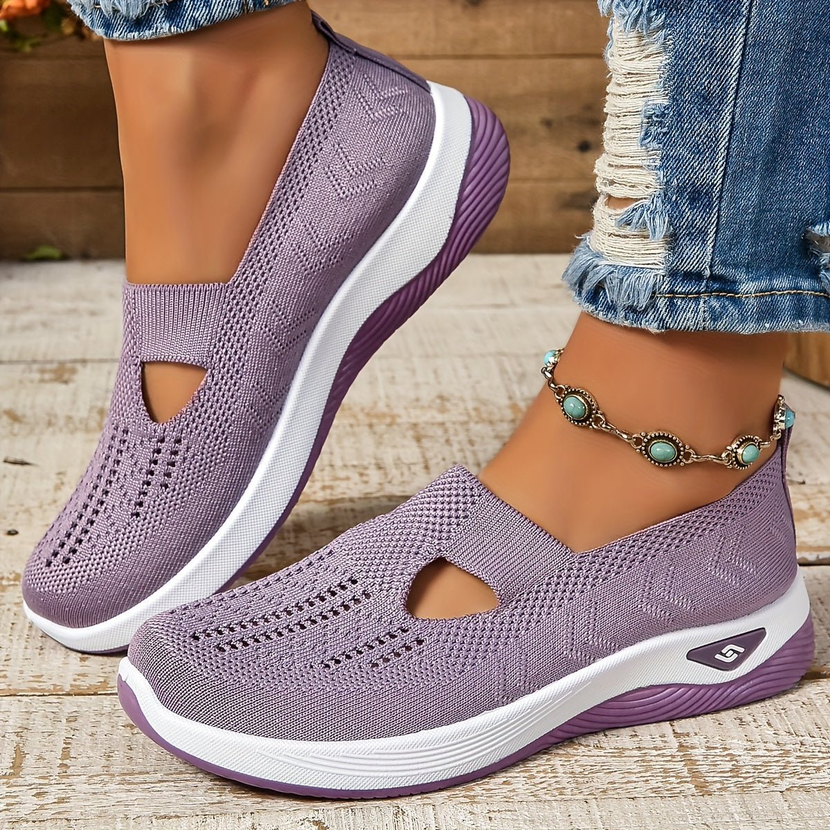 Women's Orthopedic Slip On Shoes with Gel Cushioned Sole, view 8