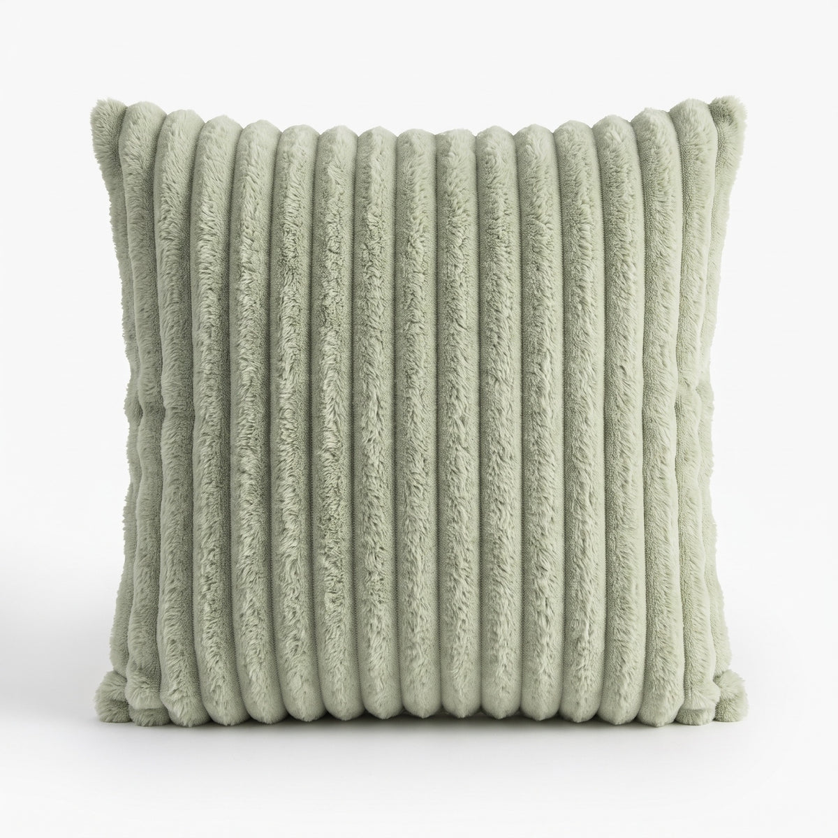Soft Ribbed Accent Cushion | Plush Texture, 5 Colors