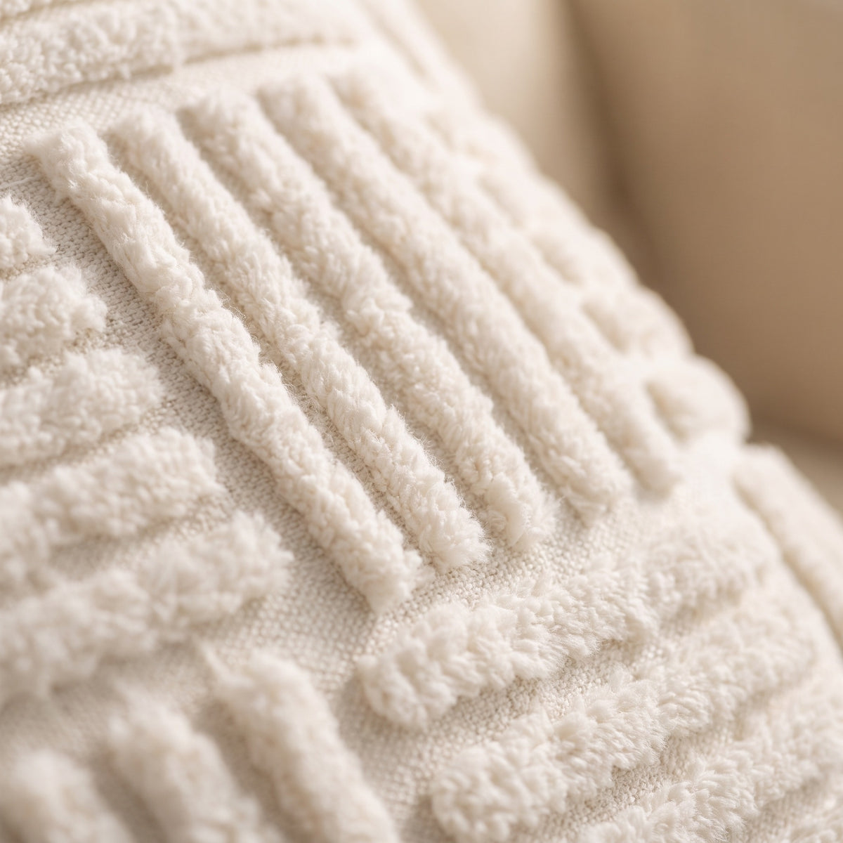 Textured Cushion Cover | Quilted Weave, 4 Colors