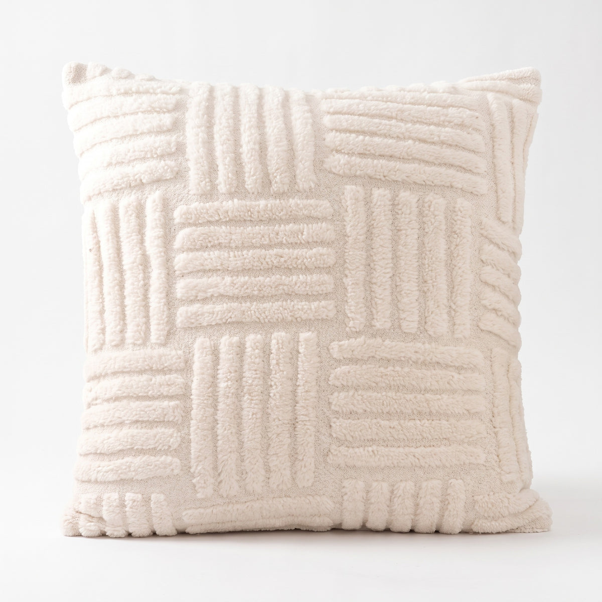 Textured Cushion Cover | Quilted Weave, 4 Colors